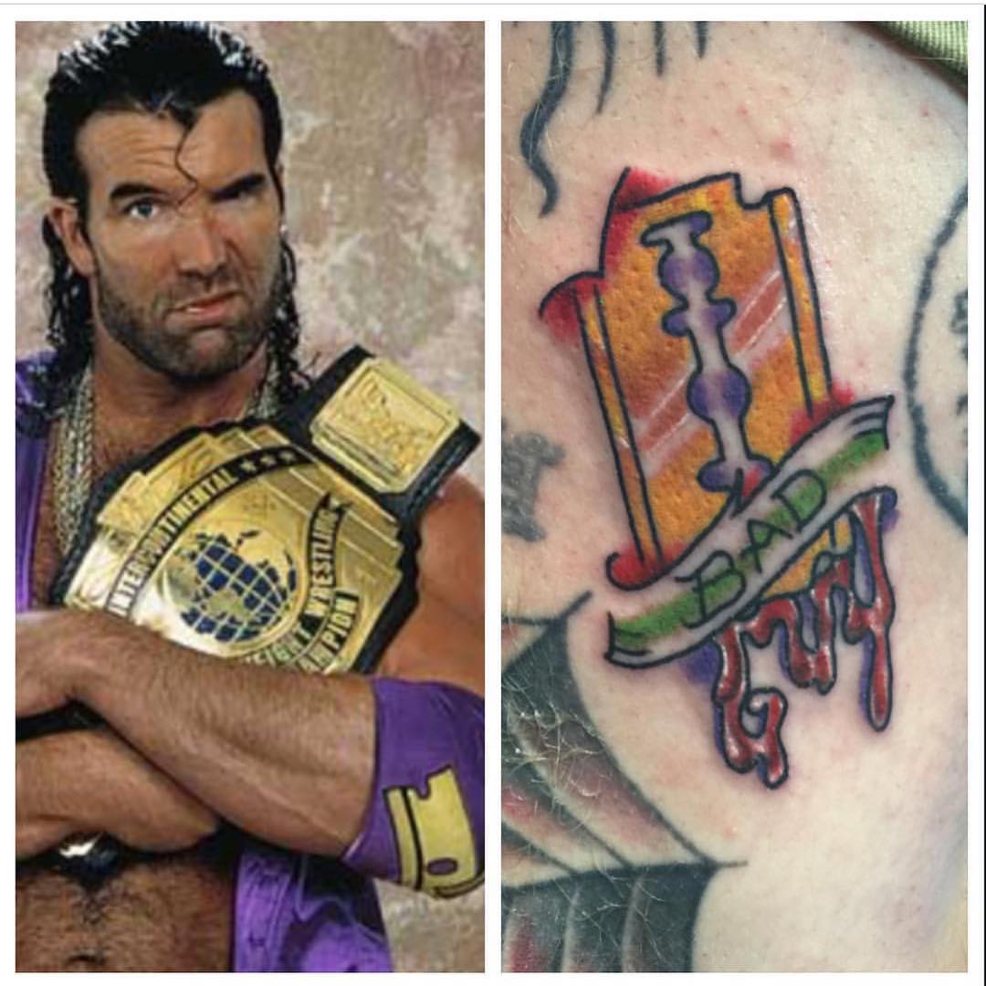 Scott Hall and Razor Ramon: Tribute Tattoos of Wrestling’s Bad Guy ...