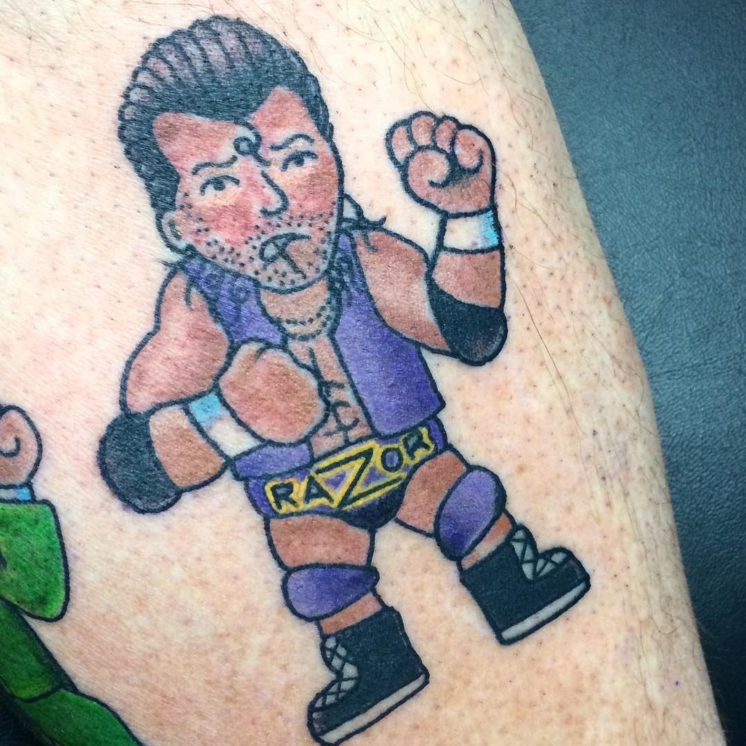 Scott Hall and Razor Ramon: Tribute Tattoos of Wrestling’s Bad Guy ...