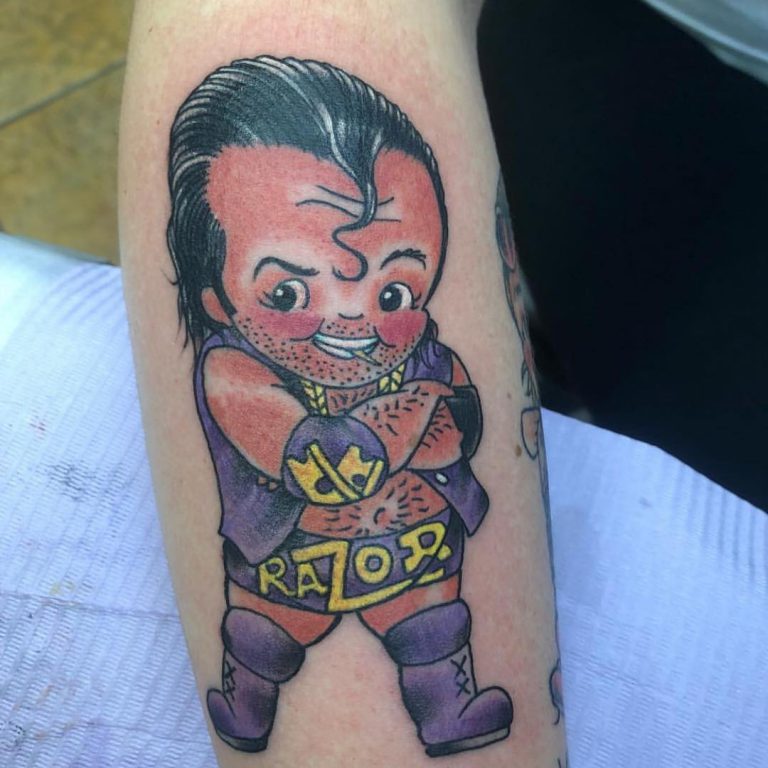 Scott Hall and Razor Ramon: Tribute Tattoos of Wrestling’s Bad Guy ...